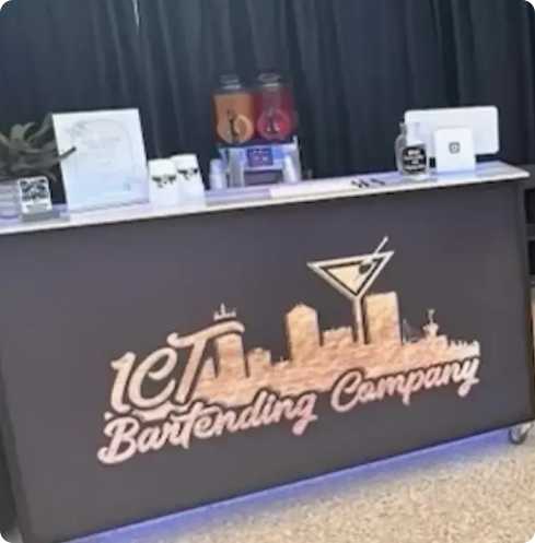 Lighted Portable Bar